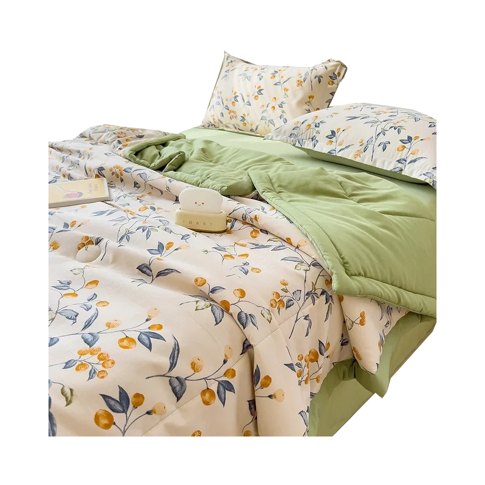 Summer Air Conditioning Thin Quilt Machine Washable Soft Breathable Blanket