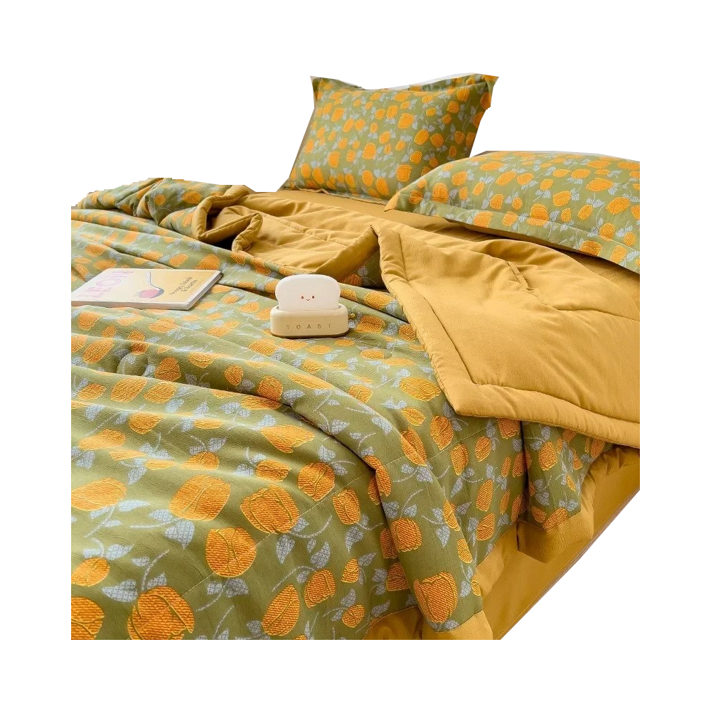 Summer Air Conditioning Thin Quilt Machine Washable Soft Breathable Blanket
