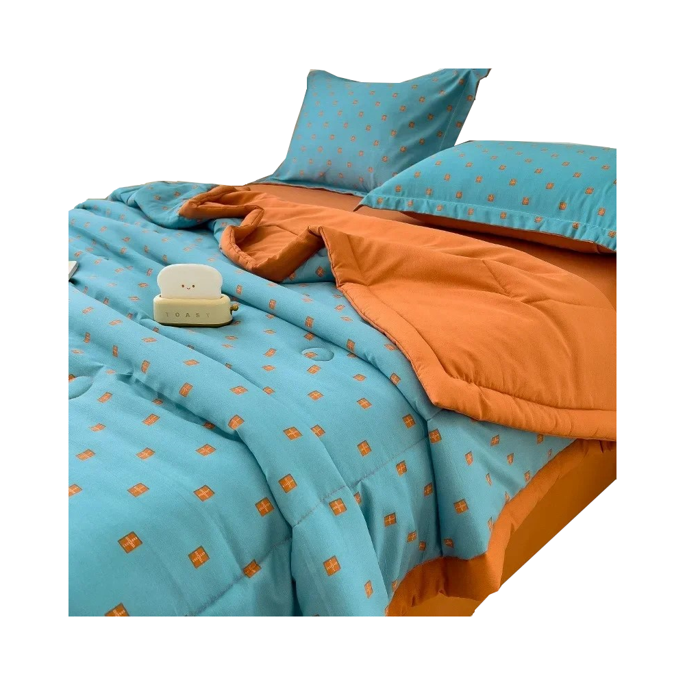 Summer Air Conditioning Thin Quilt Machine Washable Soft Breathable Blanket