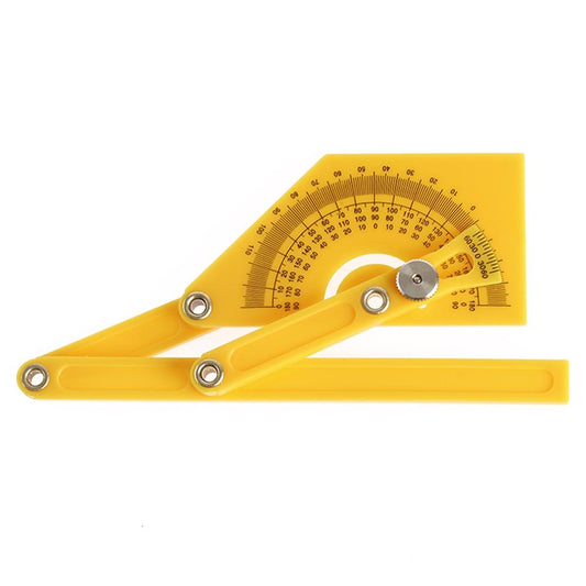 Protractor Measuring Arm Ruler 180 Degree Woodworking Tool For Accurate Measurements