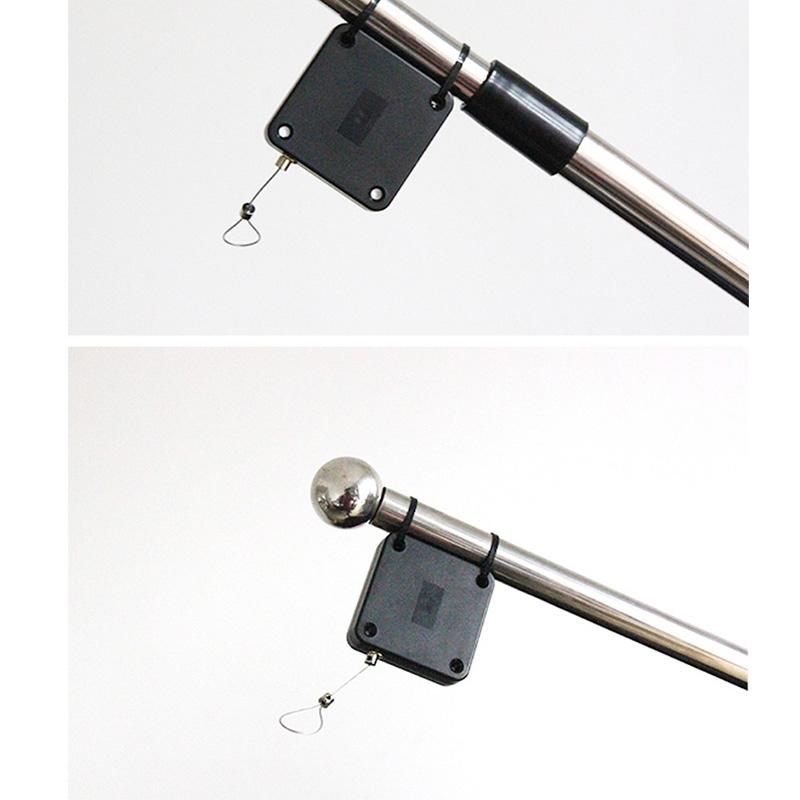 Telescoping Anti Theft Cable Box With 4M Wire Rope For Secure Storage Solutions