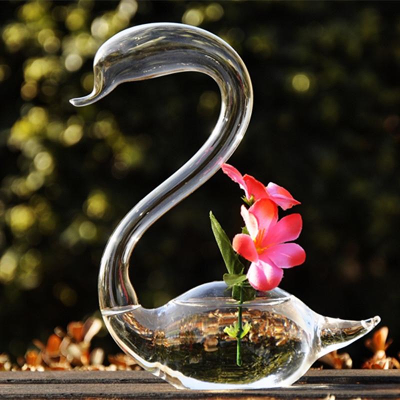 Elegant Glass Flower Vases For Home Decor And Wedding Gifts Handcrafted Crafts