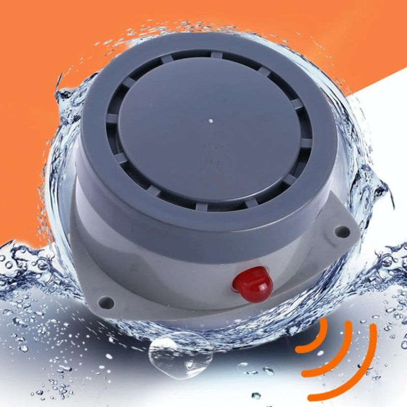 Water Leak And Overflow Detector With Sound Light Alarm Waterproof For Early Warning