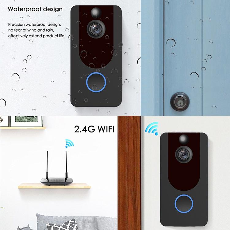 1080P Full High Definition Wireless Security Doorbell With Intercom System