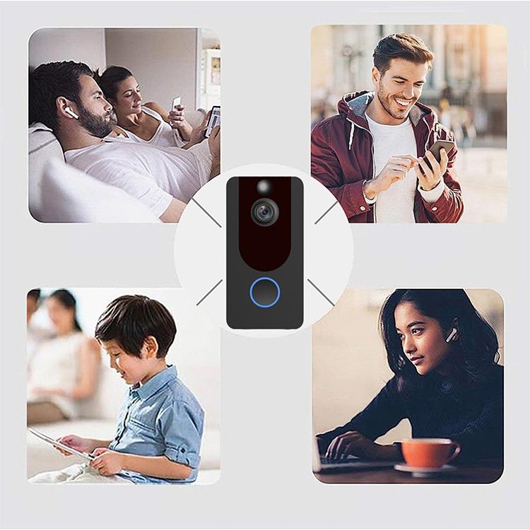 1080P Full High Definition Wireless Security Doorbell With Intercom System