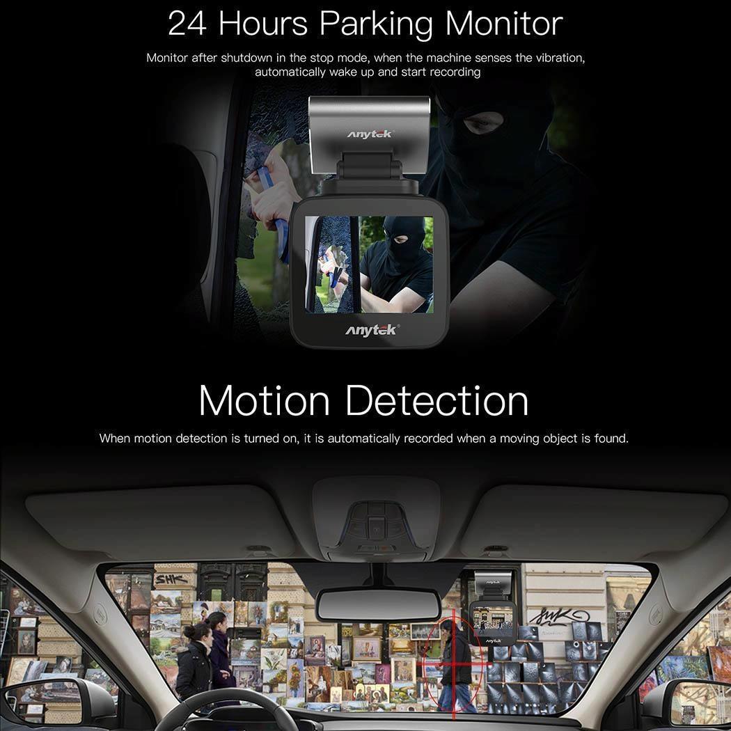 1296P Full High Definition Radar Detector With Wifi And Magnetic Mount For Car Dash Cam