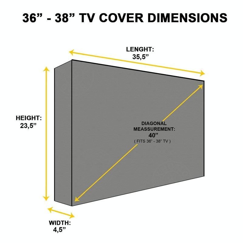 Universal Outdoor Television Cover Waterproof And Dustproof For 30 To 32 Inch Screens