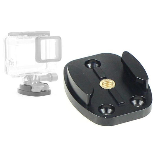 Aluminum Quick Release Tripod Mount For Sports Camera 4 Holes Easy Attachment