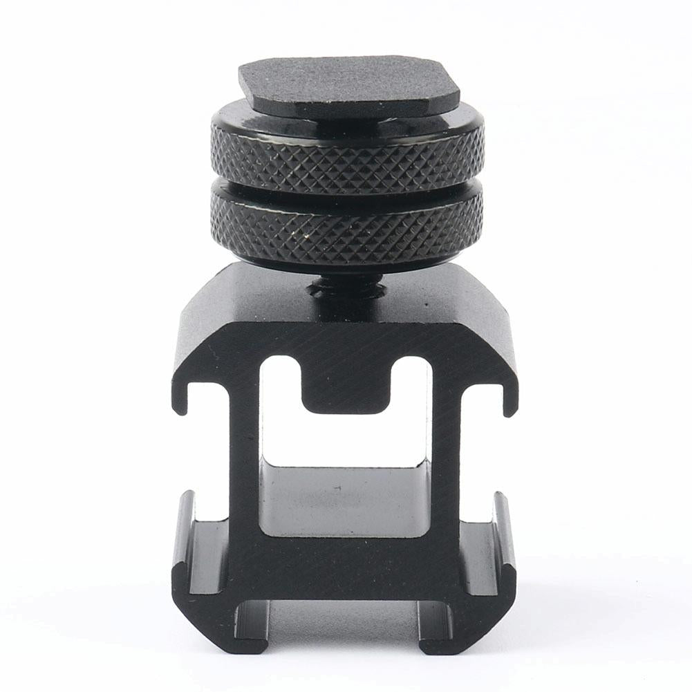 Universal Camera Hot Shoe Base With Three Head Rotary Design For Versatile Use