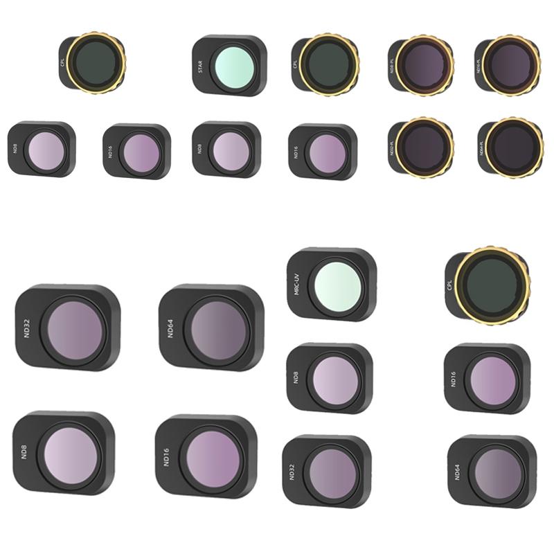 Three In One Mini Pro Camera Filters Star Circular Polariser Neutral Density