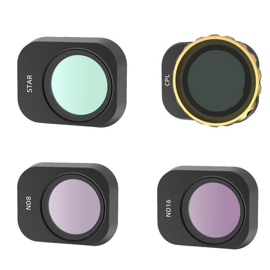 Three In One Mini Pro Camera Filters Star Circular Polariser Neutral Density