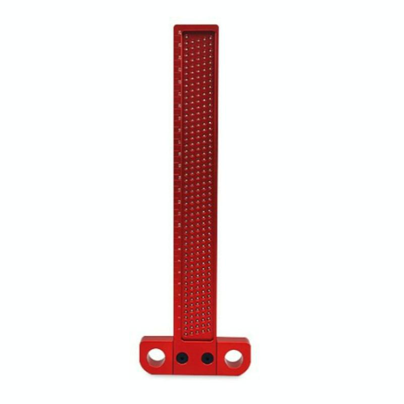 Precision T Shaped Woodworking Marking Ruler Ideal For Accurate Hole Measurements