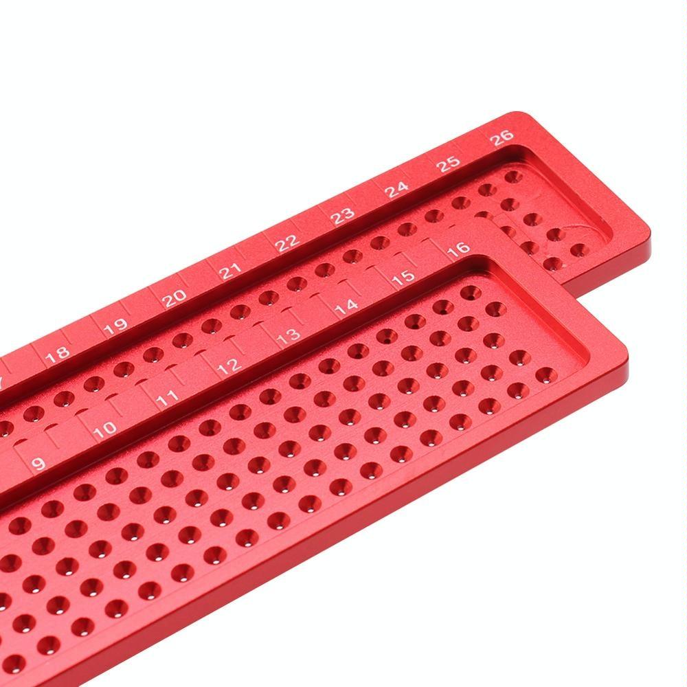 Precision T Shaped Woodworking Marking Ruler Ideal For Accurate Hole Measurements