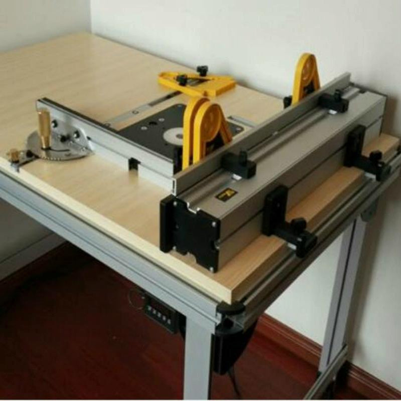 Table Saw Measuring Tool Woodworking Pusher Slide Ruler For Accurate Cuts