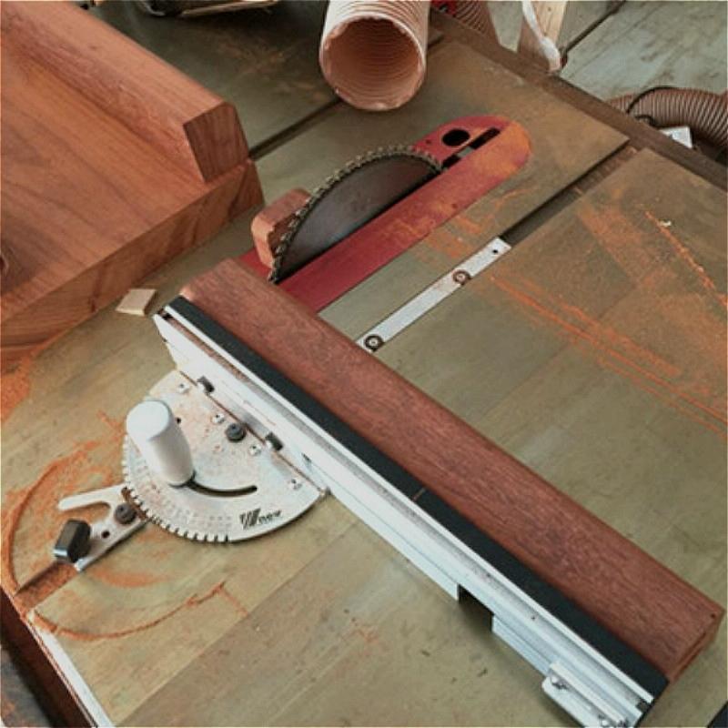 Table Saw Measuring Tool Woodworking Pusher Slide Ruler For Accurate Cuts