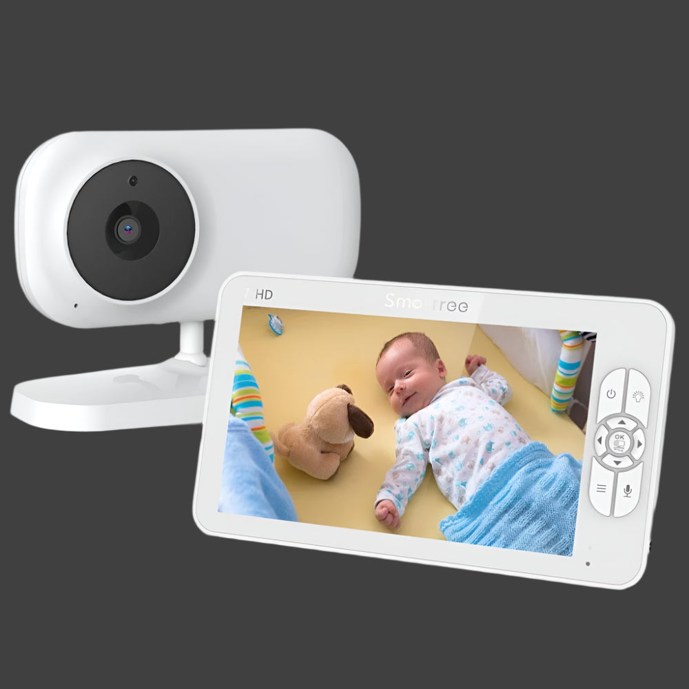 7 Wireless Baby Monitor With Temperature Sensor And Two Way Audio Communication