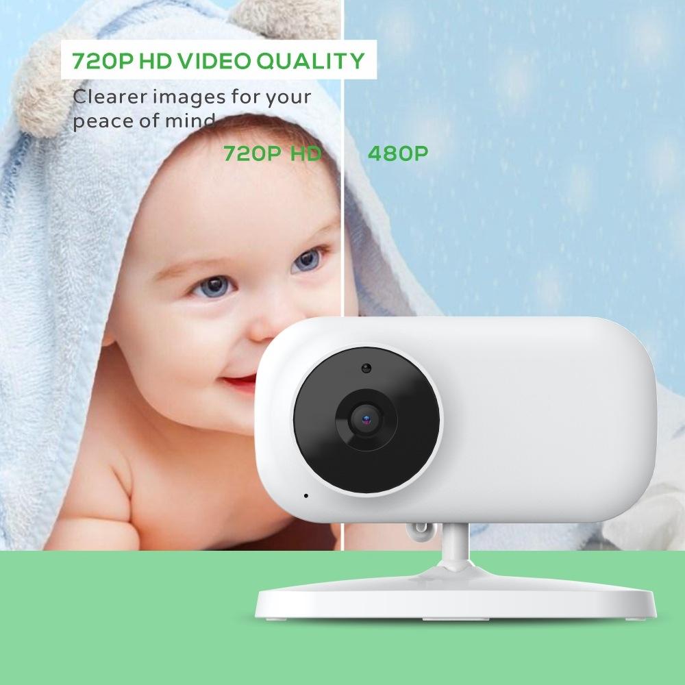 7 Wireless Baby Monitor With Temperature Sensor And Two Way Audio Communication