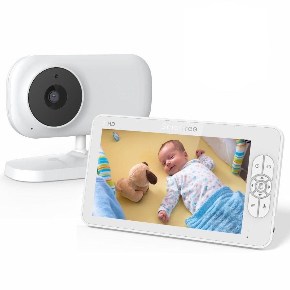 7 Wireless Baby Monitor With Temperature Sensor And Two Way Audio Communication