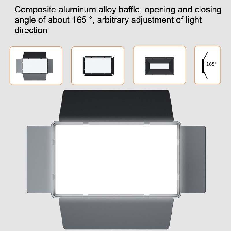 55 Watt Flat Panel Live Broadcast Fill Light With Knob Adjustable Colour Temperature