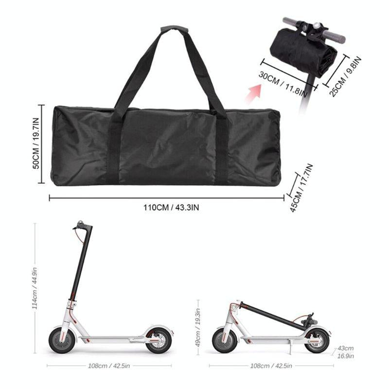 Waterproof Zipper Bag For Xiaomi M365 Electric Scooter Storage Solution