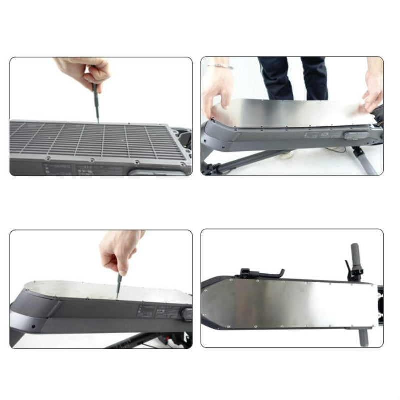 Waterproof Stainless Steel Scooter Chassis Cover For Xiaomi Pro Protection Accessory
