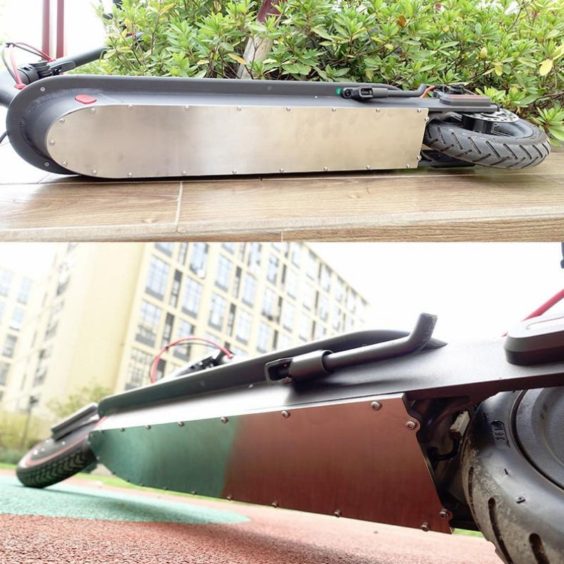 Waterproof Stainless Steel Scooter Chassis Cover For Xiaomi Pro Protection Accessory
