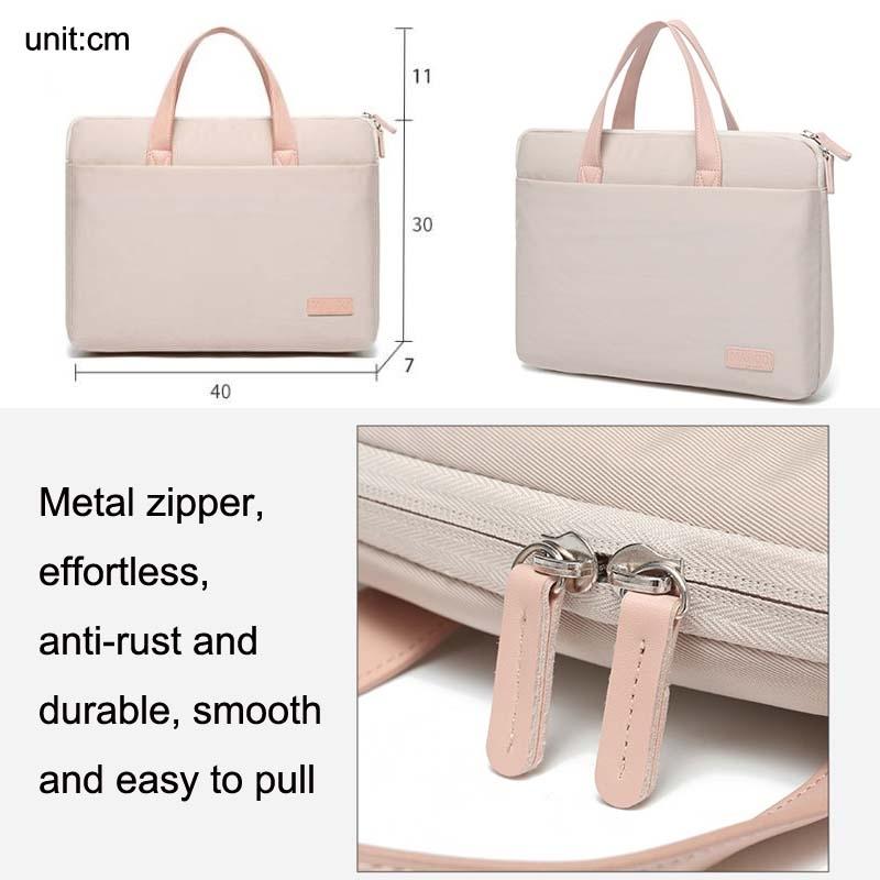 Ultra Thin Dark Blue Laptop Bag For Macbook 15.6 To 16.1 Inches