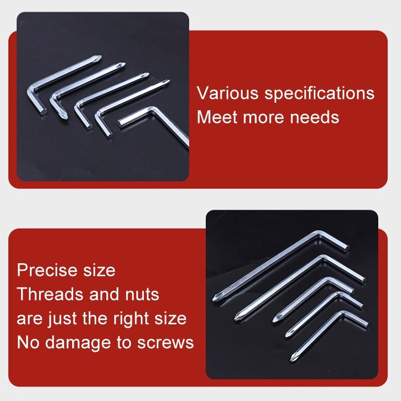 Ten Piece Scooter Repair Tool Set With Hex Wrench And Cross Bit