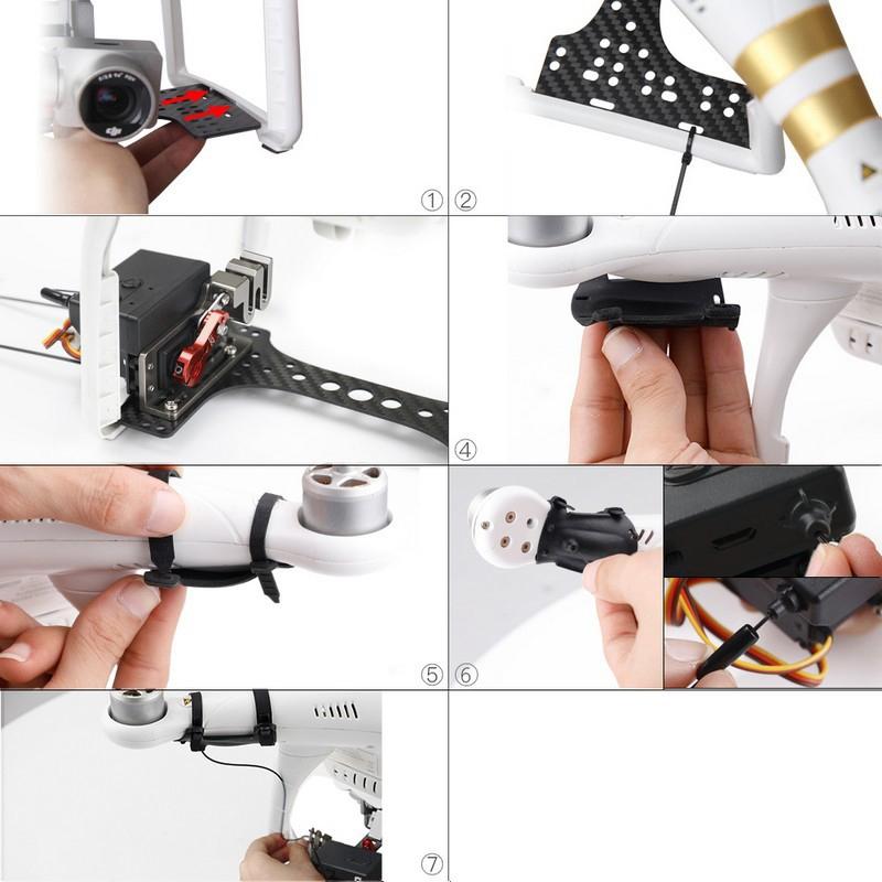 Parabolic Air Dropping System For Dji Phantom 3 Advanced And Professional