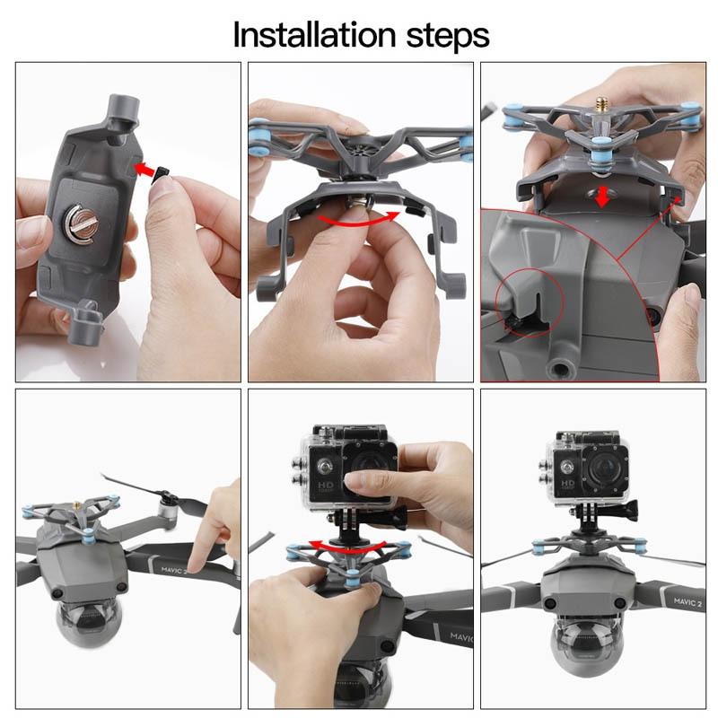 Rcgeek Mavic 2 Shock Mount Bracket Set For Royal Pro And Zoom Models