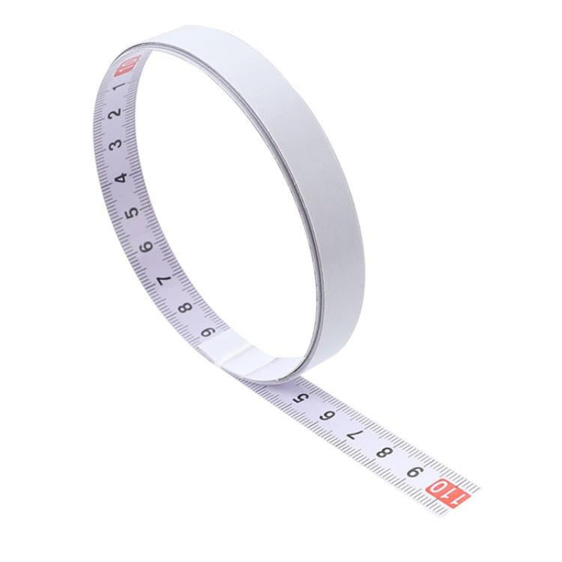 Self Adhesive Steel Ruler With 3M Tape Measure Sticky Scale For Accurate Measuring