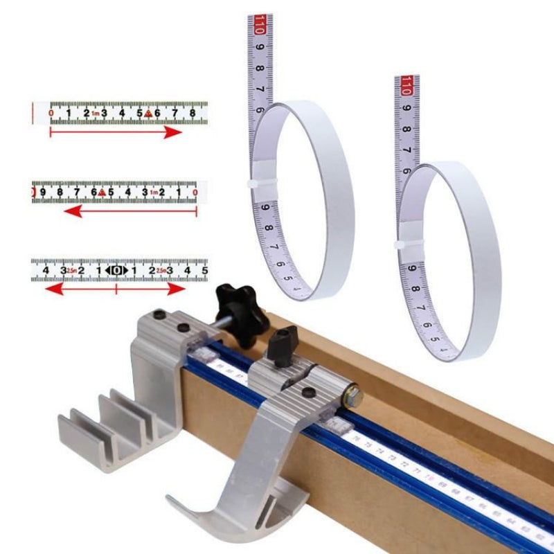 Self Adhesive Steel Ruler With 3M Tape Measure Sticky Scale For Accurate Measuring