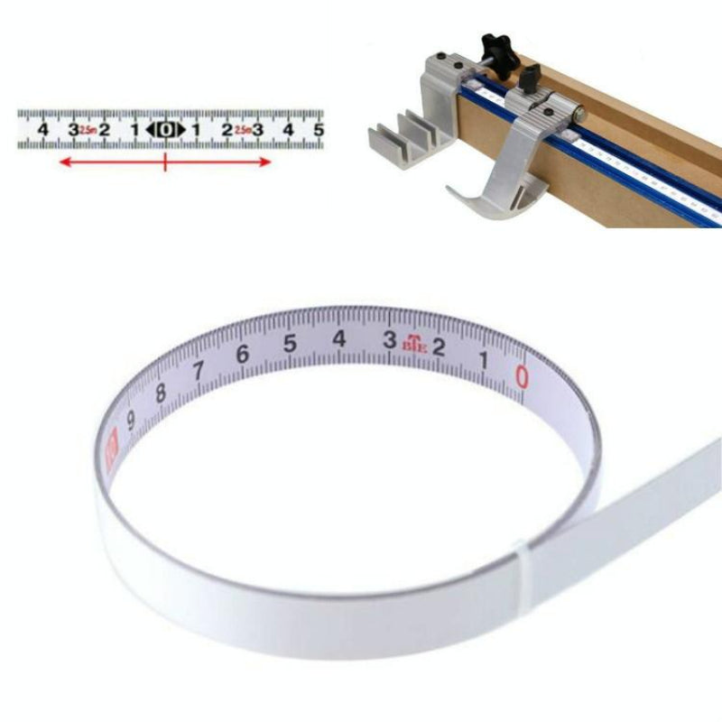 1M Sticky Scale Steel Ruler With Tape Measure Self-Adhesive