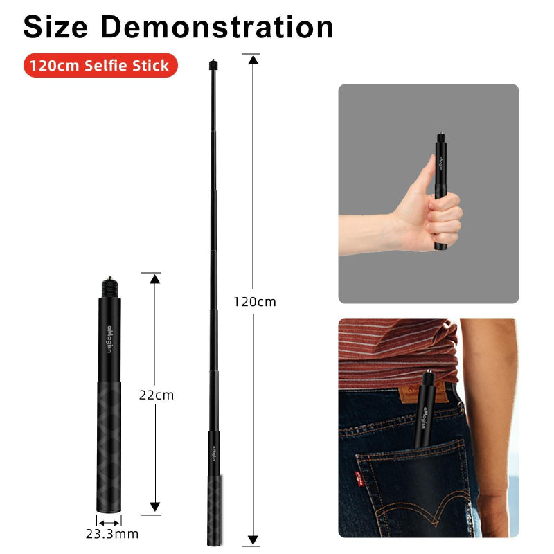 Universal Selfie Stick For Insta360 One X And Sport Cameras With Adjustable Length