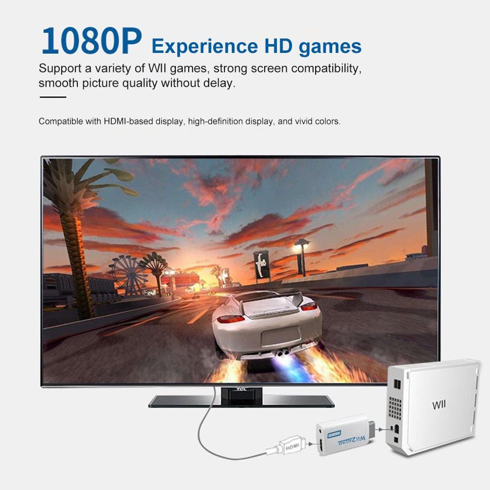 1080P Hdmi Converter With Audio For Wii High Definition Output Solution
