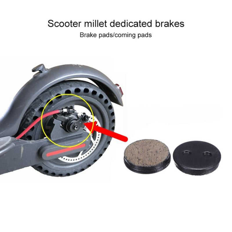 3 Metal Disc Brake Pads For Xiaomi Mijia M365 Scooter Set Of