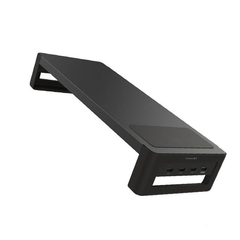 Vaydeer Desktop Screen Storage Base With Wireless Charging And Usb Expansion