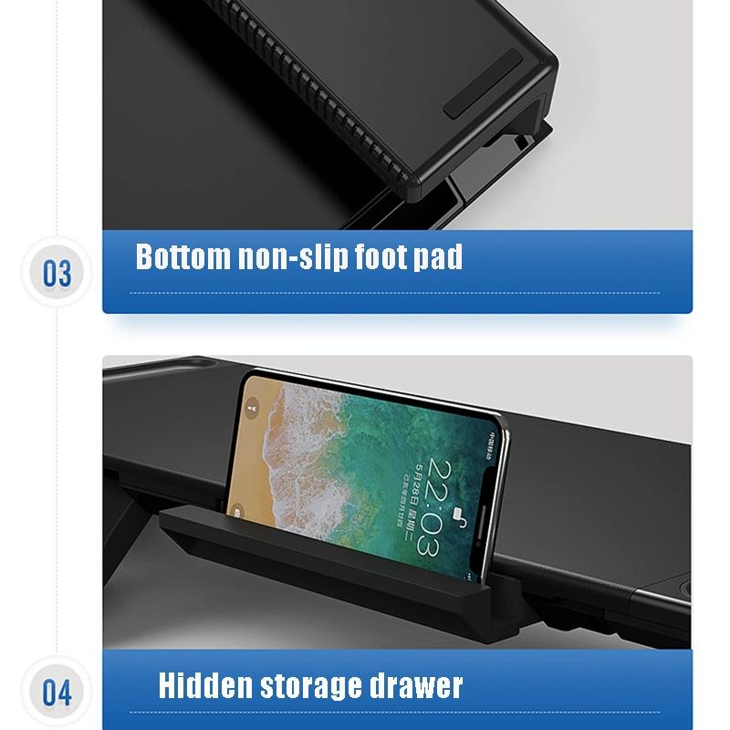 Notebook Storage Rack Space Saving Bracket For Increased Capacity And Organisation