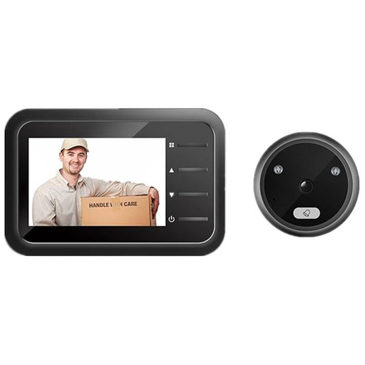 Smart Cat Eye Video Doorbell With High Definition Display And Night Vision