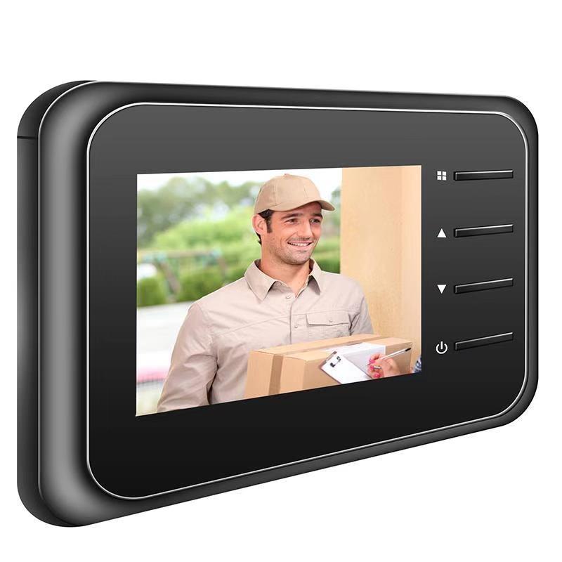 Smart Cat Eye Video Doorbell With High Definition Display And Night Vision