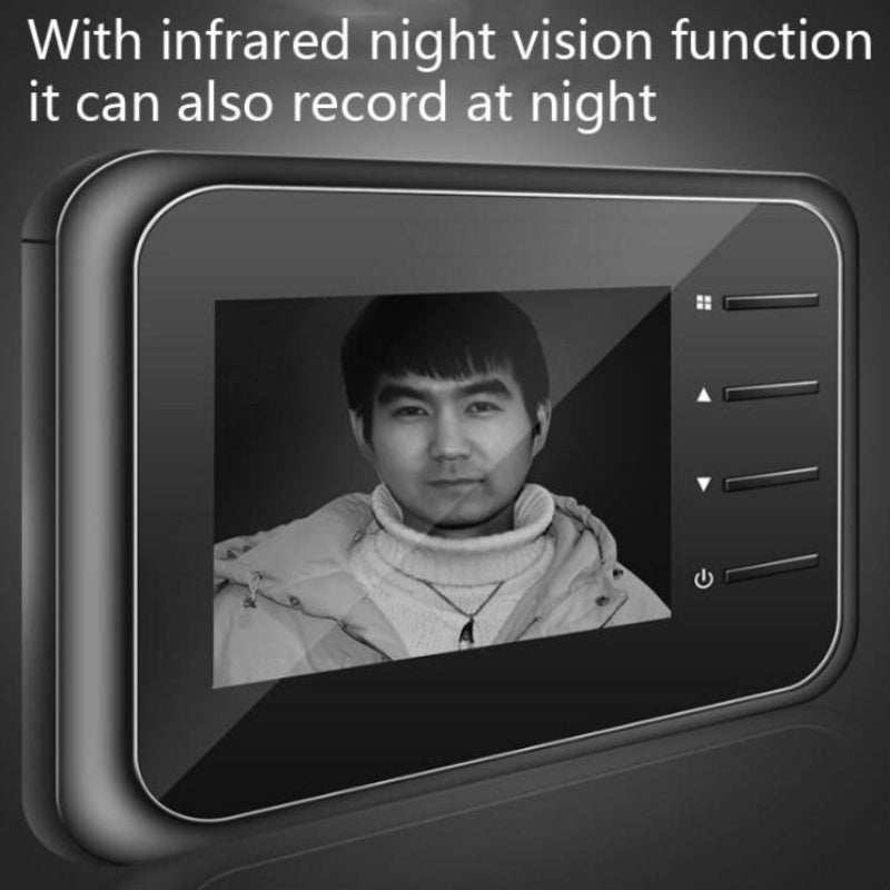 Smart Cat Eye Video Doorbell With High Definition Display And Night Vision