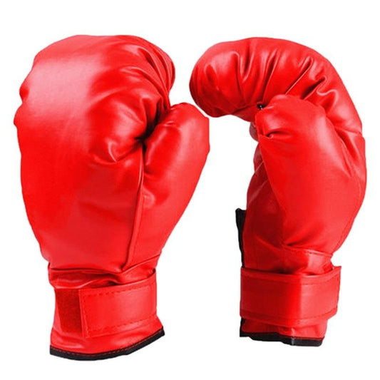 Adult Fitness Boxing Gloves For Sanda Muay Thai Training Solid Colour Design