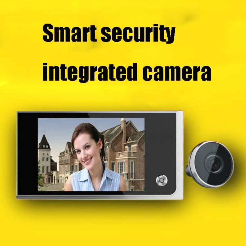 Wireless Smart Video Doorbell With 3.5 Display Anti Theft 2.0Mp