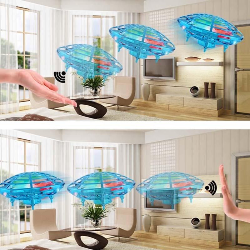 5 Induction Quadcopter Mini Drone With Colourful Lights And Remote Control