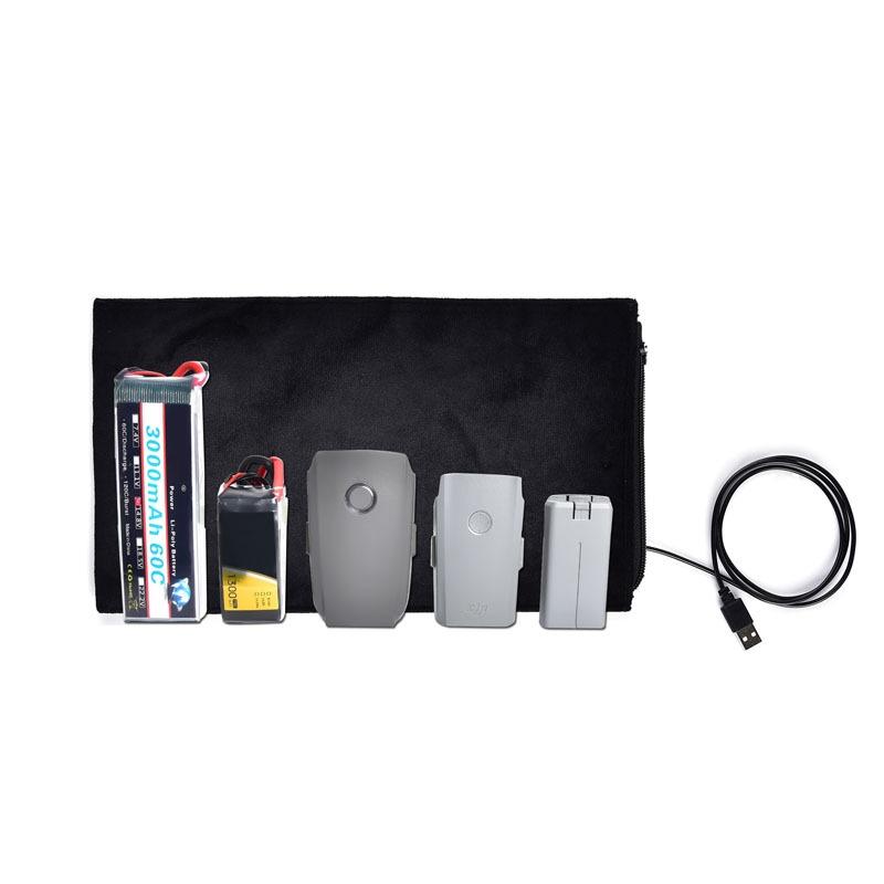 Usb Battery Safety Guard For Dji Mini 2 And Air 2S Fireproof Insulation Bag