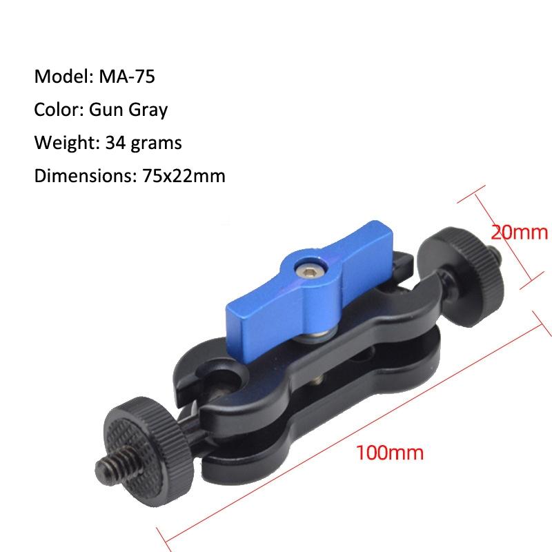 Blue Magic Arm Bracket Mount With 1/4 Inch Ball Head
