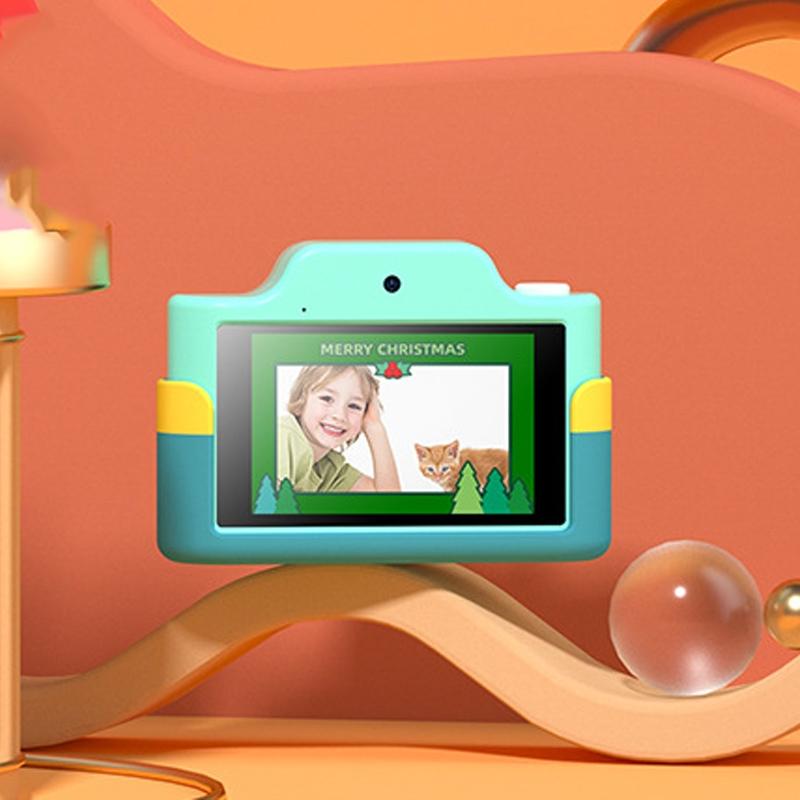 32Gb Mini Children Cartoon Camera Toy With Touch Screen Dual Lens