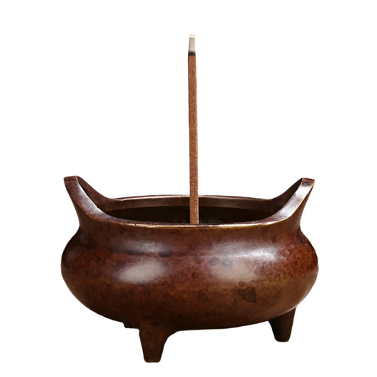 Antique Incense Burner Pure Copper Binaural Small Indoor For Various Types