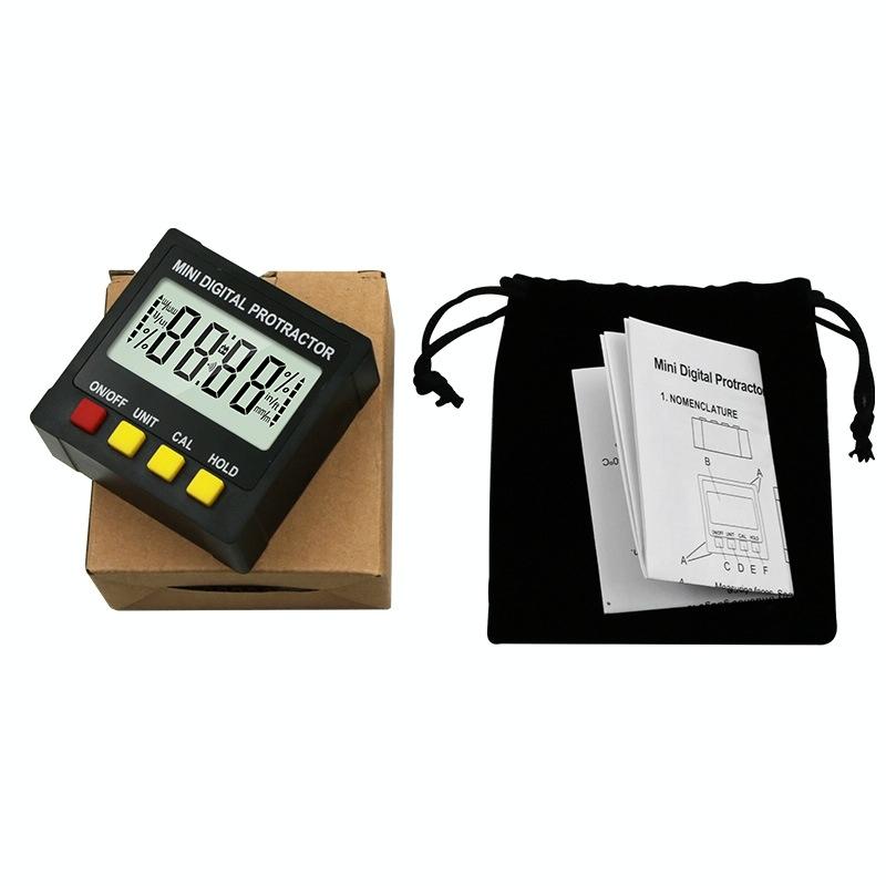Digital Inclinometer Protractor With Mag - Netic Angle Ruler
