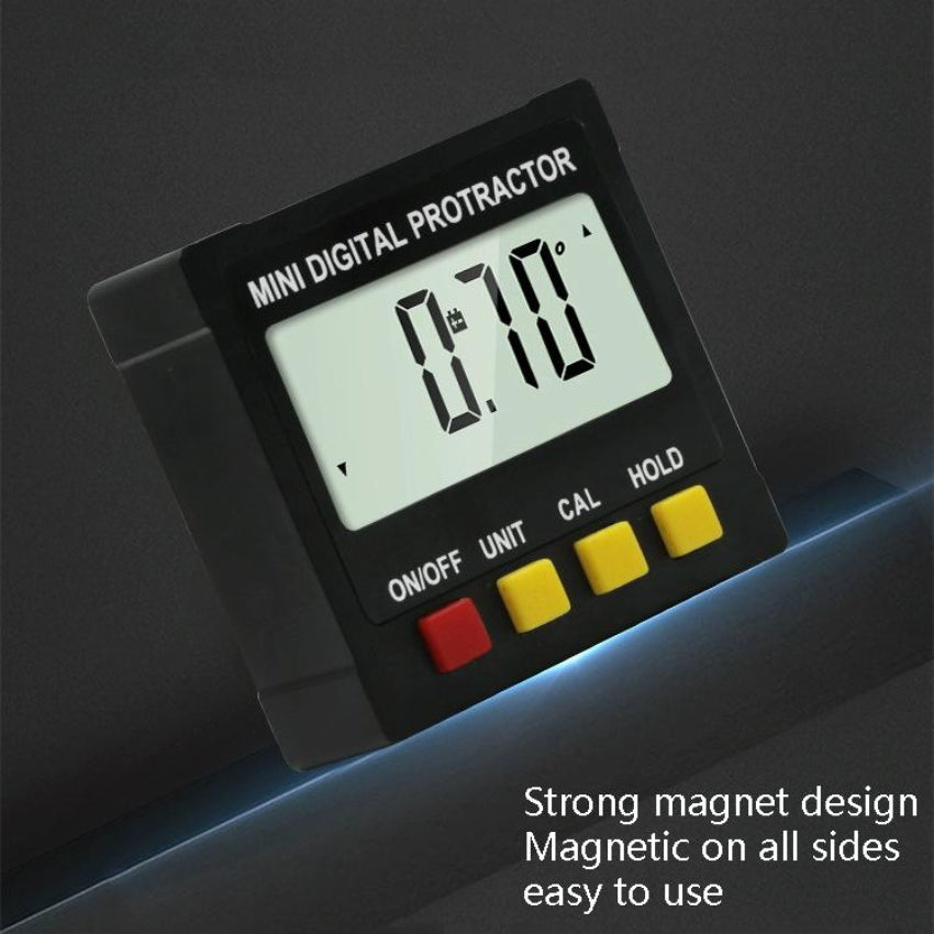 Digital Inclinometer Protractor With Mag - Netic Angle Ruler